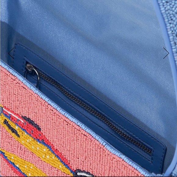 STAUD Pink Staudines Beaded Tommy Bag - Picture 5 of 8